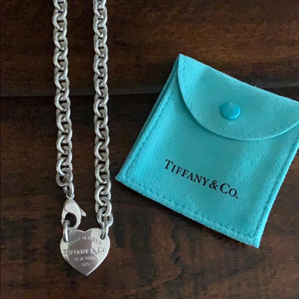 Return to Tiffany heart sterling silver necklace - Retail $1,025